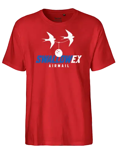 SWALLOW EX Airmail - monty python, holy grail, Schwalbe, Swallow - Fairtrade T-Shirt