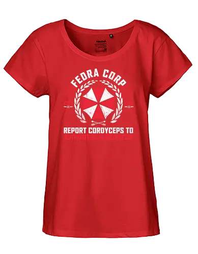 Fedra Corp - umbrella, last, cordyceps, mashup, evil - Fairtrade Girl Shirt