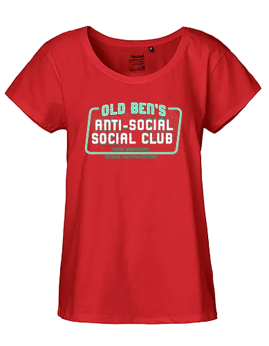 Old Ben's Anti-Social Club - ben, anti social, space opera, space - Fairtrade Girl Shirt