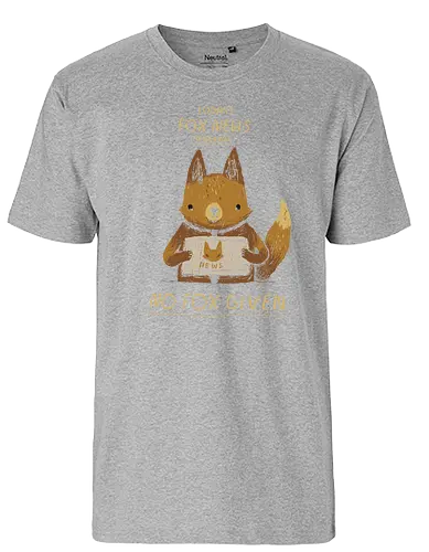 Foxnews - fox, fuchs, fucks, no fucks, no fox, cute, politics, news - Fairtrade T-Shirt