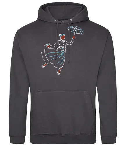 Popping Off - neon, Nanny, retro - Standard Hoodie