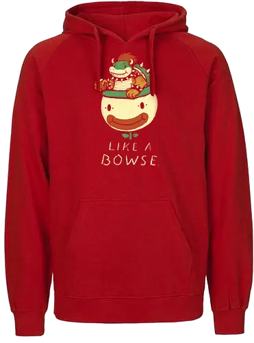 Like a bowse - gaming, classic gaming, princess, mario, console - Fairtrade Hoodie