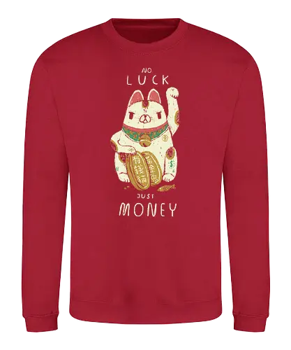 Money Cat - neko, japan, nippon, maneki-neko, glückskatze, lucky cat, Japanese - Sweatshirt
