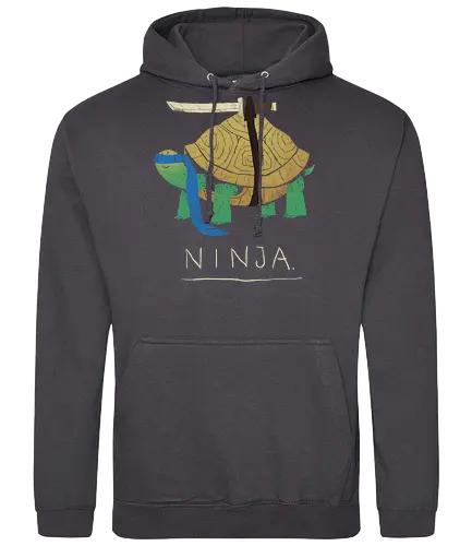 Ninja blue - ninja, turtle, fun, serie, comic, 90s, 80s, mashup, drawing - Standard Hoodie