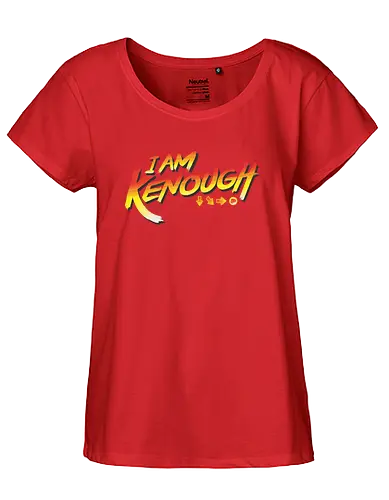 I Am Kenough Fight - pink, doll, enough, fighter, empowerment - Fairtrade Girl Shirt