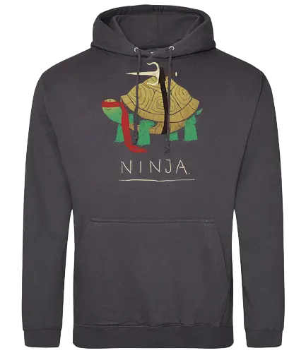 Ninja red - ninja, turtle, fun, serie, comic, 90s, 80s, mashup, drawing - Standard Hoodie