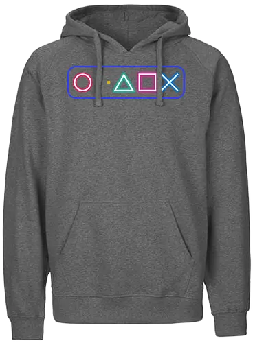 Play-Man - ps, pac, man - Fairtrade Hoodie