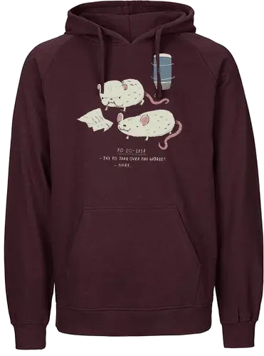 Mice To-Do List - brain, pinky, mice, world domination, weltherrschaft, fun, serie - Fairtrade Hoodie