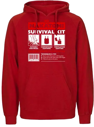 Nakatomi Survival Kit - die hard, stirb langsam, christmas, nakatomi plaza - Fairtrade Hoodie