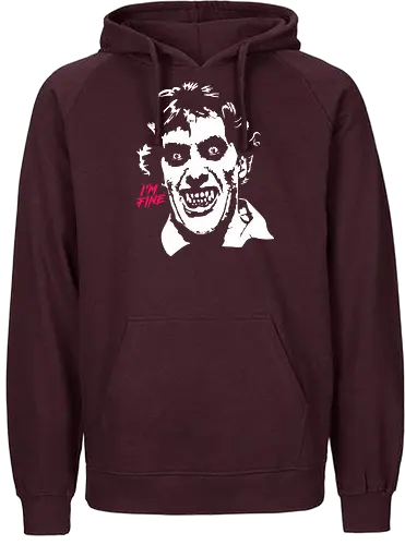 Im Fine American Werewolf - horror, werwolf, 80s - Fairtrade Hoodie