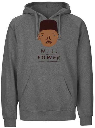 Willpower - fun, will smith, fresh prince, serie, mashup, power - Fairtrade Hoodie