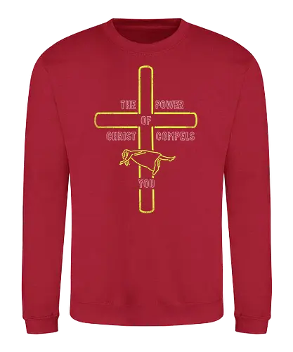 Power of Christ - horror, exorcist, exorzismus - Sweatshirt
