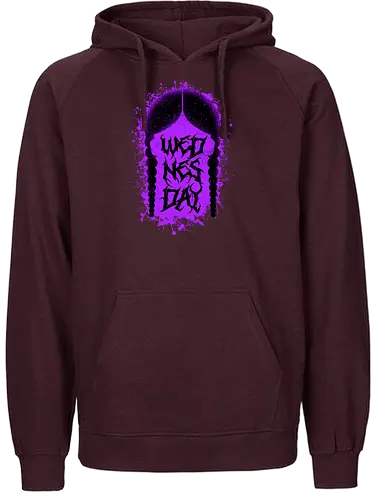 Wednesday Pigtails - addams, family, horror, wednesday - Fairtrade Hoodie