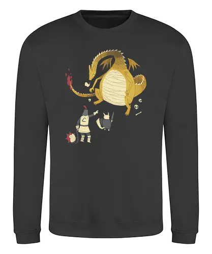 Ye hath to catcheth them all - pocket, medieval, monster, knight, mashup, satire, parody, parodie - Sweatshirt