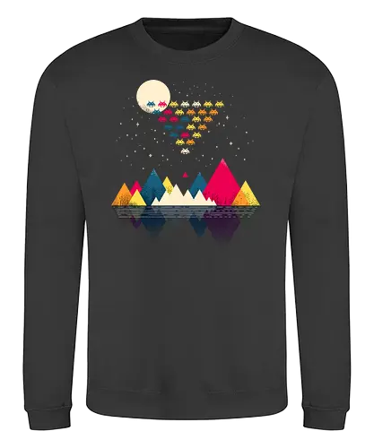 Classic Space Invaders - invader, space, gaming, alien - Sweatshirt