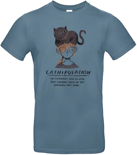Catnipulation - cat, katze, manipulation, catperson, catlady - Standard T-Shirt