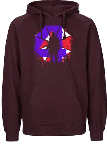 Retro Remake - Resident, evil, umbrella - Fairtrade Hoodie