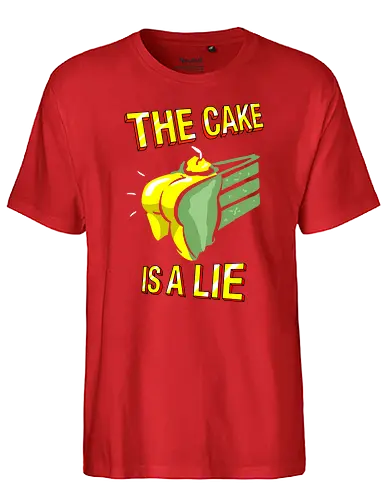 Rogue Cake Is A Lie - cake, kuchen - Fairtrade T-Shirt