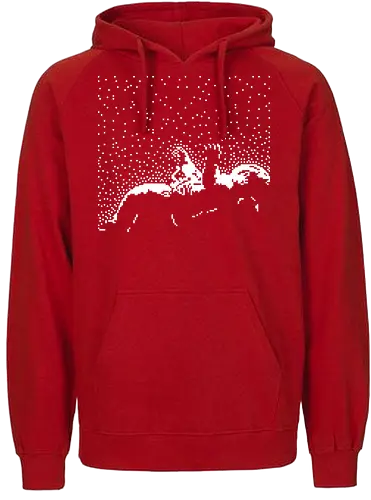 Space Dreams - astronaut, pixel - Fairtrade Hoodie