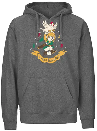  Airlines - huhn, chick, chicken, fliegen, fly, Princess, Hero of Time - Fairtrade Hoodie