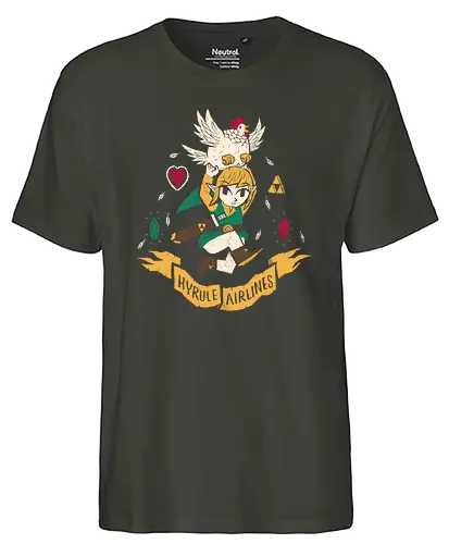  Airlines - huhn, chick, chicken, fliegen, fly, Princess, Hero of Time - Fairtrade T-Shirt