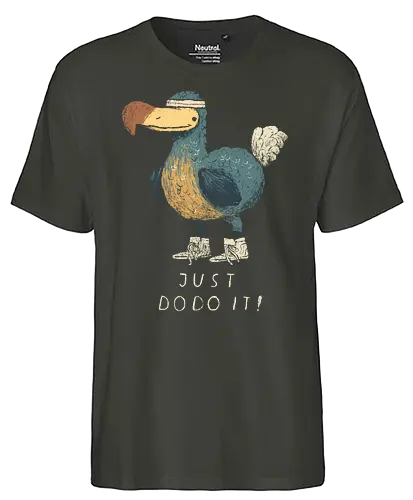 Just do do it - just do it, dodo, sport, athletik, gym, animal, tier, vogel, extinct, ausgestorben, fitConsoles - Fairtrade T-Shirt