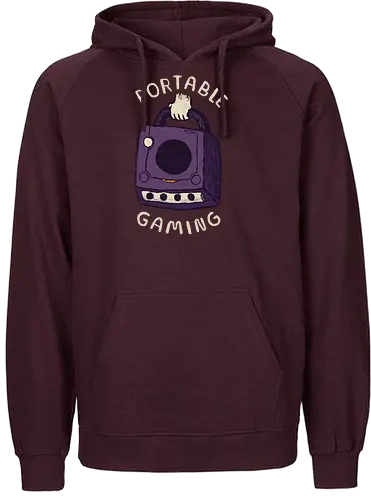 Portable Gaming - Portable, gaming, handheld, console, consolegaming - Fairtrade Hoodie