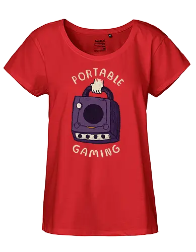 Portable Gaming - Portable, gaming, handheld, console, consolegaming - Fairtrade Girl Shirt