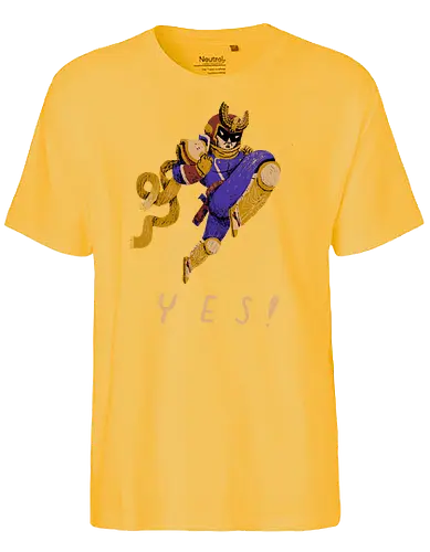 Falcon Yes! - falcon, punch, yes, captain, gaming - Fairtrade T-Shirt
