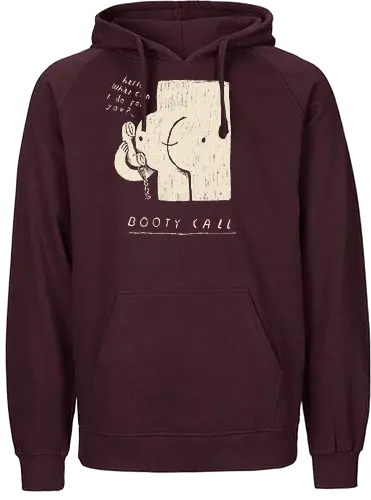 Booty Call - Booty, call, Statement, fun, funny - Fairtrade Hoodie
