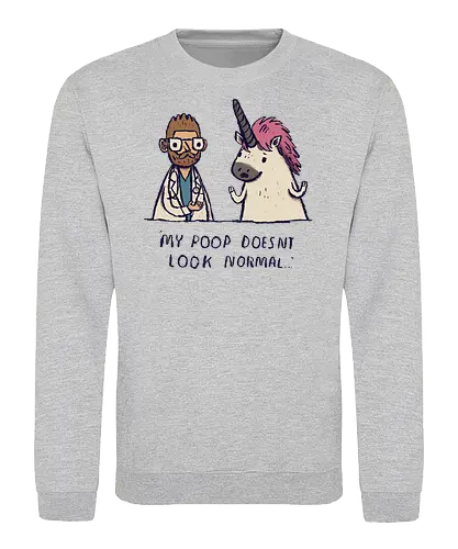 Unicorn Poop - unicorn, einhorn, rainbow, Poop, doctor - Sweatshirt