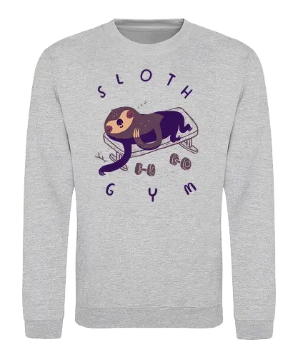 Sloth Gym - sloth, faultier, gym, training - Sweatshirt