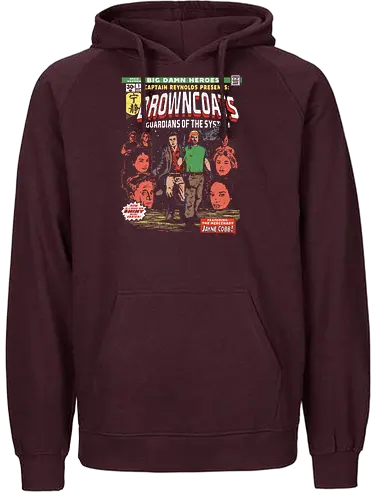 Big Damn Heroes - browncoats, verse, serenity, firefly, mel reynolds, jayne cobb, shiny, series, joss whedon - Fairtrade Hoodie