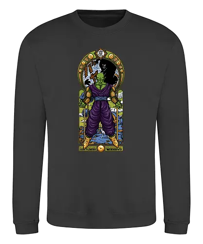 Namekian Warrior - db, dbz, anime, manga, piccolo, dragon, ball - Sweatshirt