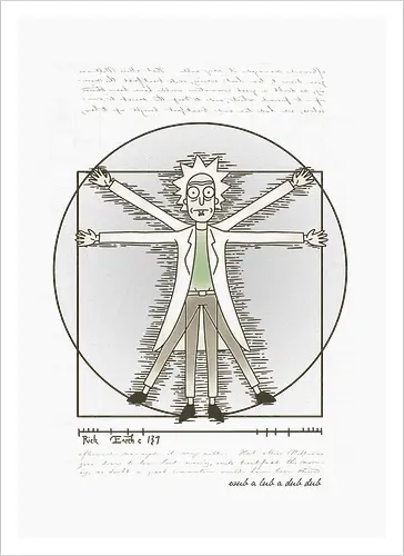 Vitruvian Rick