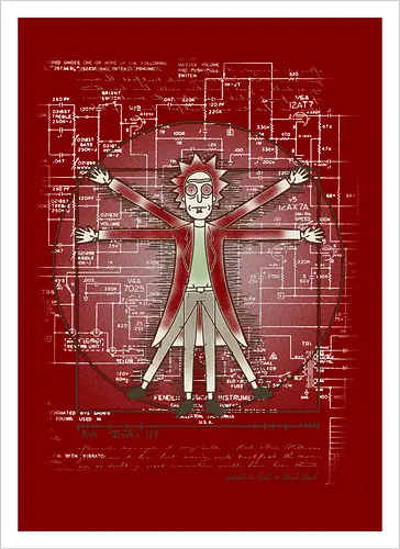 Vitruvian Rick