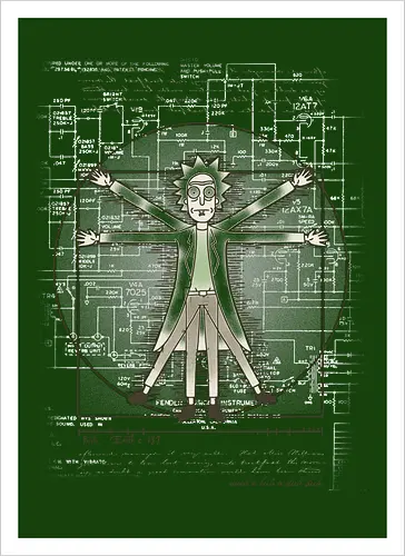 Vitruvian Rick