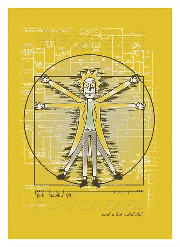 Vitruvian Rick