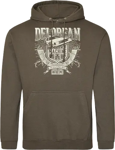 Outtatime - timetravel, time machine, zukunft, delorn - Standard Hoodie