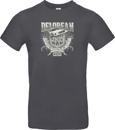 Outtatime - timetravel, time machine, zukunft, delorn - Standard T-Shirt