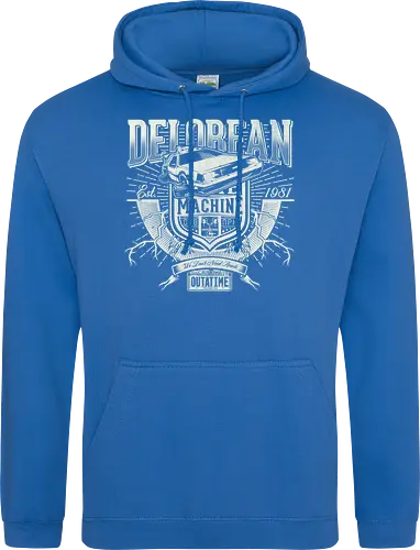 Outtatime - timetravel, time machine, zukunft, delorn - Standard Hoodie