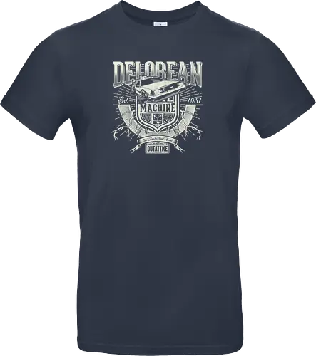 Outtatime - timetravel, time machine, zukunft, delorn - Standard T-Shirt