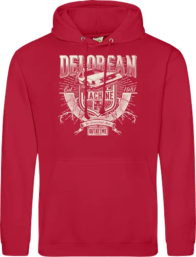 Outtatime - timetravel, time machine, zukunft, delorn - Standard Hoodie