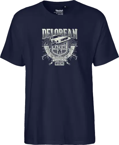 Outtatime - timetravel, time machine, zukunft, delorn - Fairtrade T-Shirt