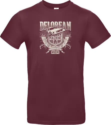 Outtatime - timetravel, time machine, zukunft, delorn - Standard T-Shirt
