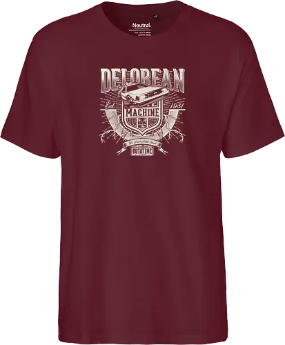 Outtatime - timetravel, time machine, zukunft, delorn - Fairtrade T-Shirt