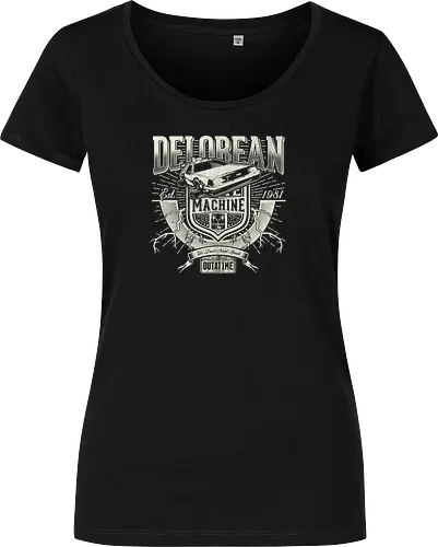 Outtatime - timetravel, time machine, zukunft, delorn - Damen T-Shirt