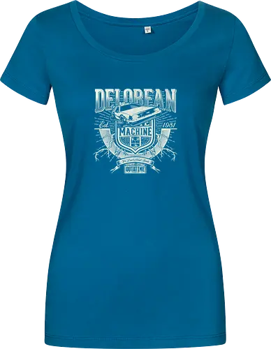 Outtatime - timetravel, time machine, zukunft, delorn - Damen T-Shirt