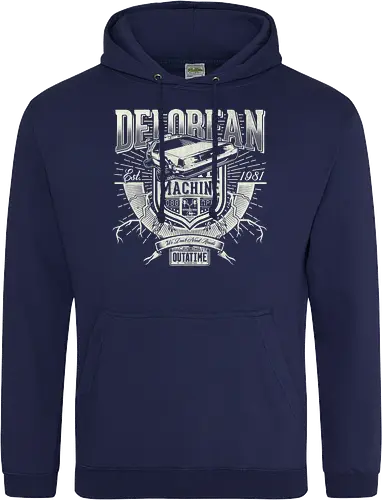Outtatime - timetravel, time machine, zukunft, delorn - Standard Hoodie