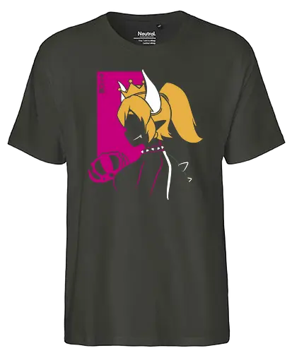 Queen of s - bowsette, gaming, meme, girl, manga - Fairtrade T-Shirt